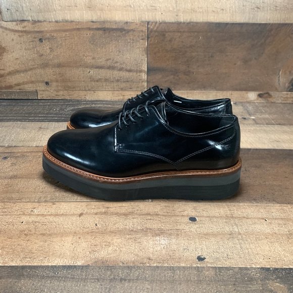 Vince Drystan Platform Patent Leather Shoes - Picture 3 of 8